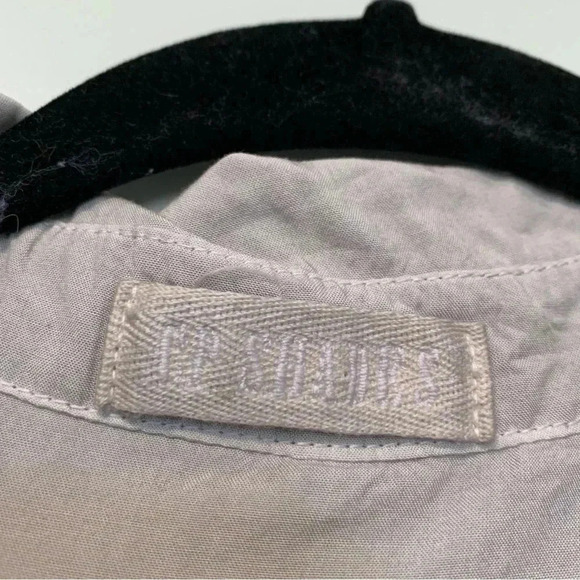 CP Shades grey  silver 100% rayon long sleeves shirt - Picture 2 of 5